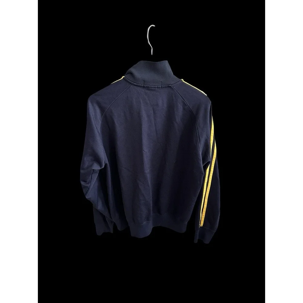 Ralph‎ Lauren Polo Sport Track Jacket Blue Yellow Zip Large Vintage 90's Flaws